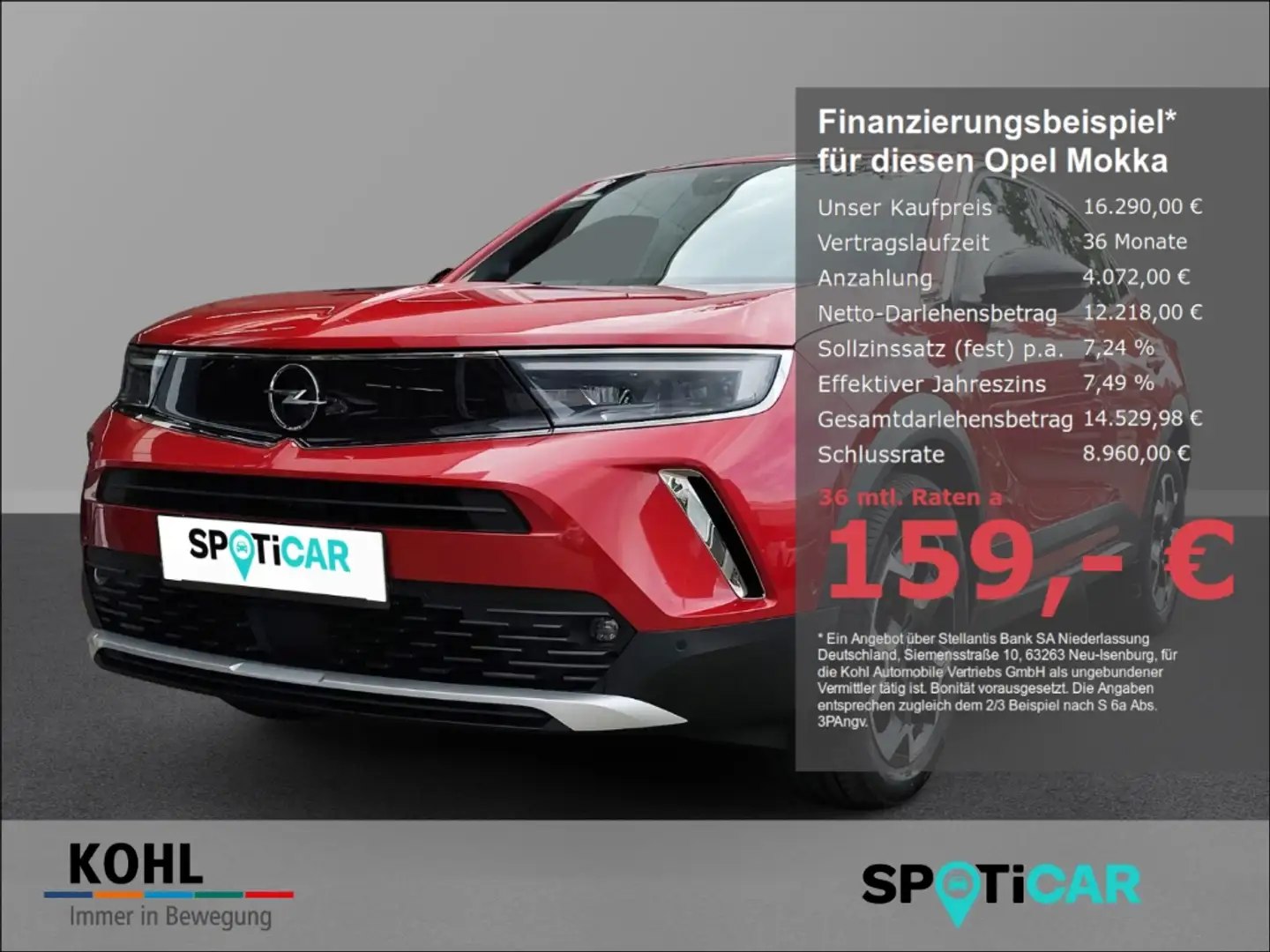 Opel Mokka Ultimate 1.2 Turbo LED PDCv+h Navi Keyless Rouge - 1