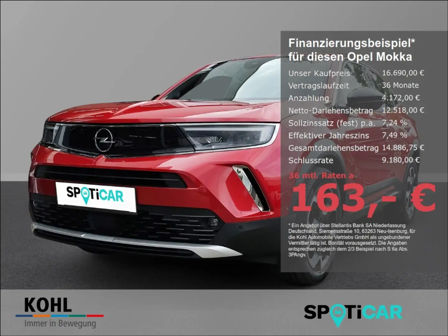 Opel Mokka Ultimate 1.2 Turbo LED PDCv+h Navi Keyless Rouge - 1