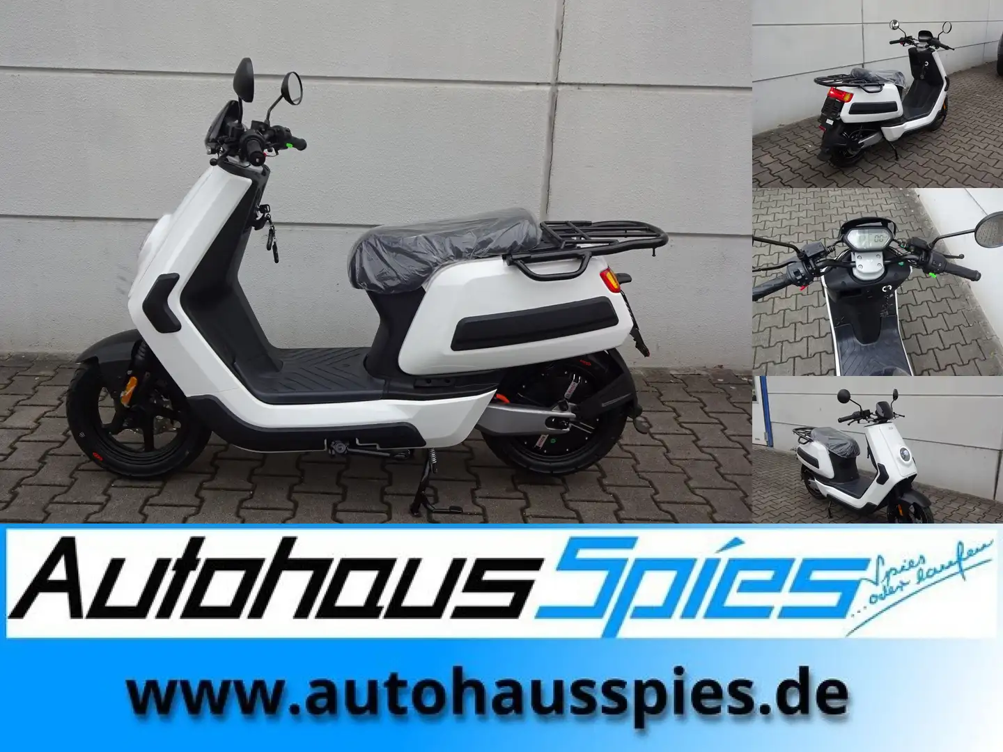 Niu NQI GT Cargo Extended Range 3000W 70 km/h White - 1