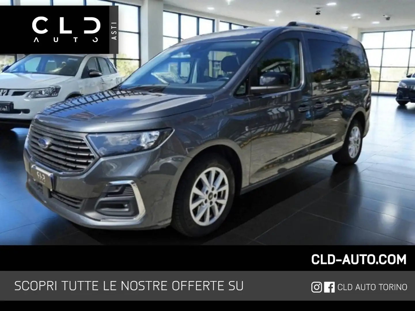 Ford Tourneo Connect Grand Tourneo Connect 2.0 7 posti Gris - 1