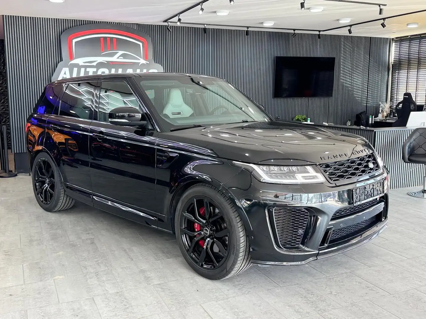 Land Rover Range Rover Sport SVR +TOTWINKEL+ACC+360GRAD+HUD Noir - 2