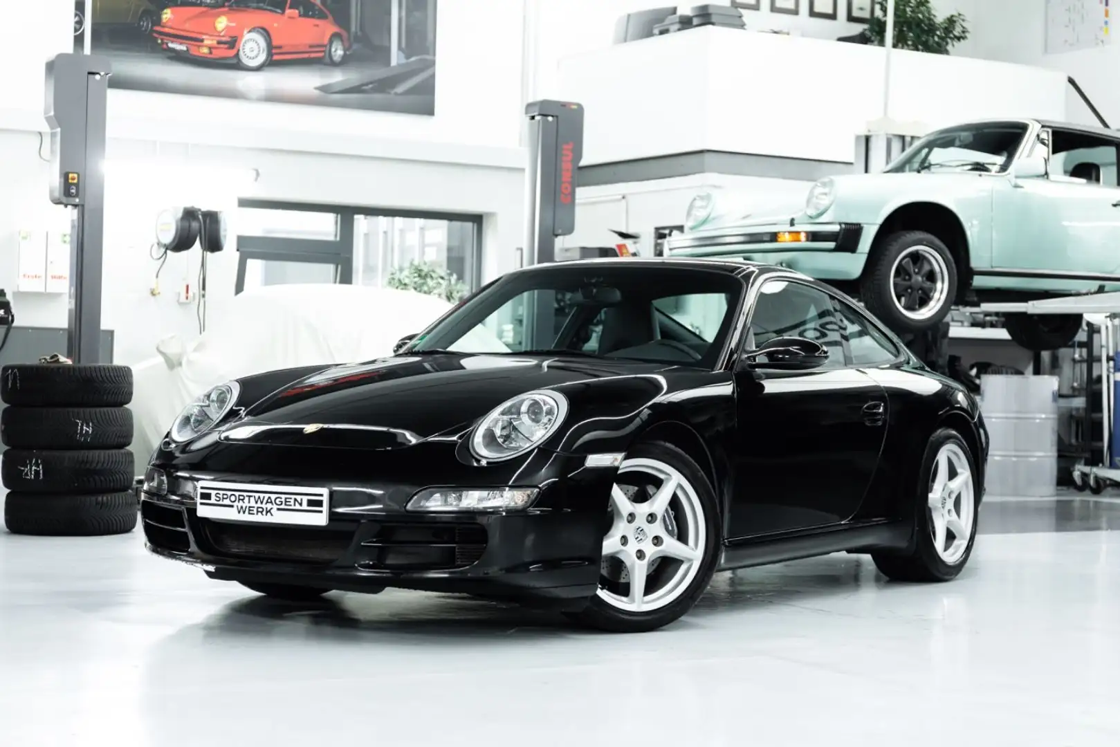 Porsche 997 I 911 Carrera I 1. Hand I 1. Lack I Deutsch Noir - 1
