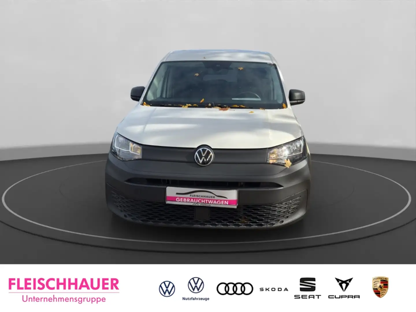 Volkswagen Caddy Cargo 1.5 TSI DSG+Navi+AHK+Klima+PDC+App-connect Weiß - 2