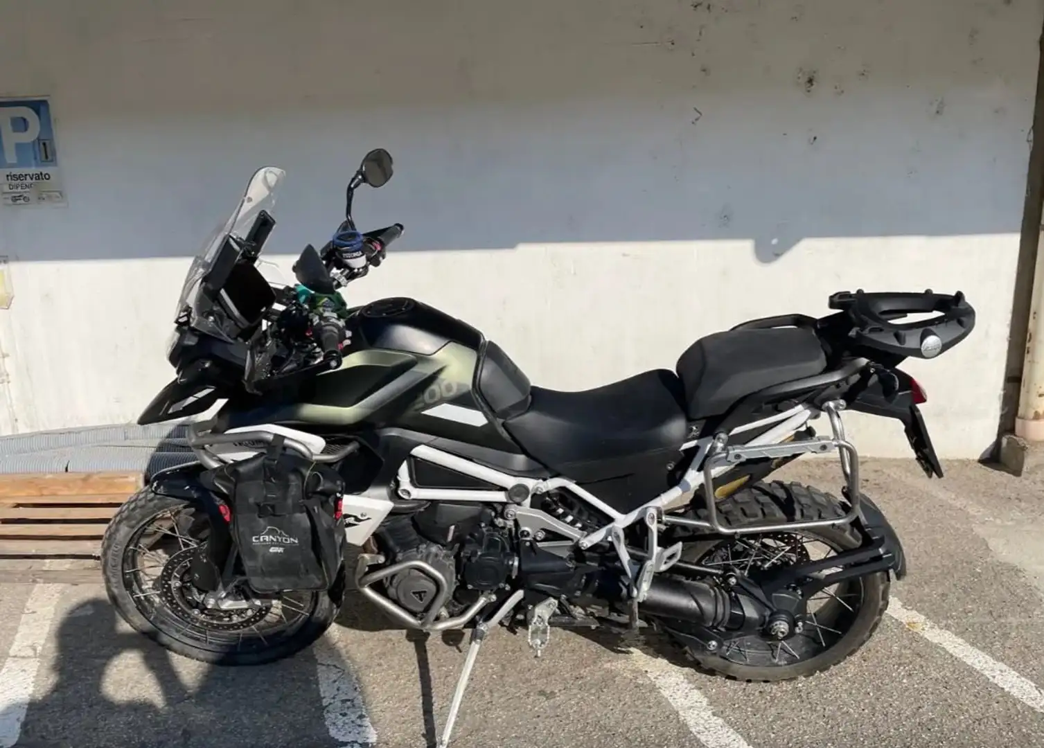 Triumph Tiger 1200 rally pro Verde - 1