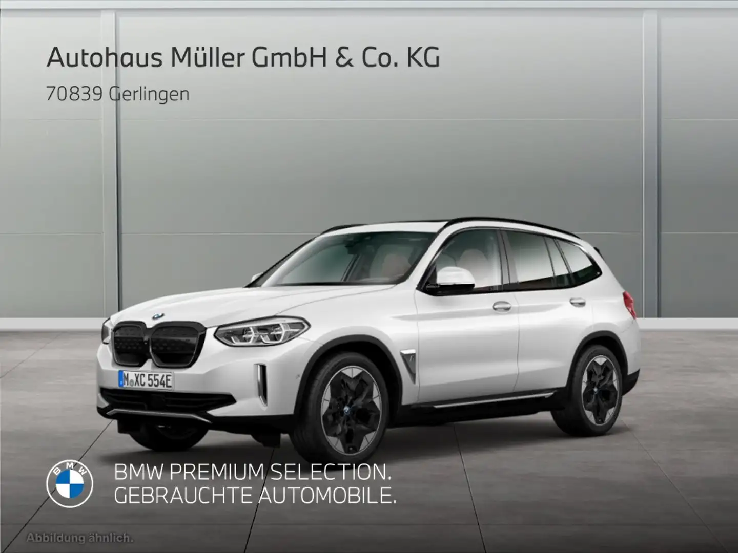 BMW iX3 AHK HUD 360° H/K-Sound Sportsitz GSD 1VB Weiß - 1