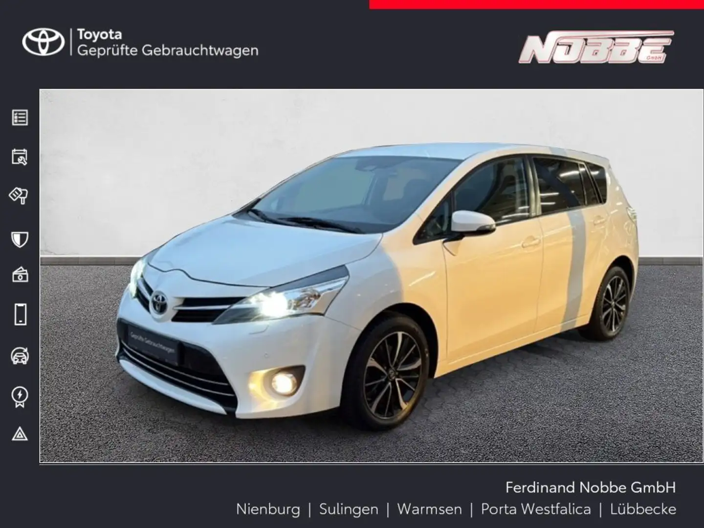 Toyota Verso 1.8 Multidrive S 5-Sitzer Edition S+ Weiß - 1