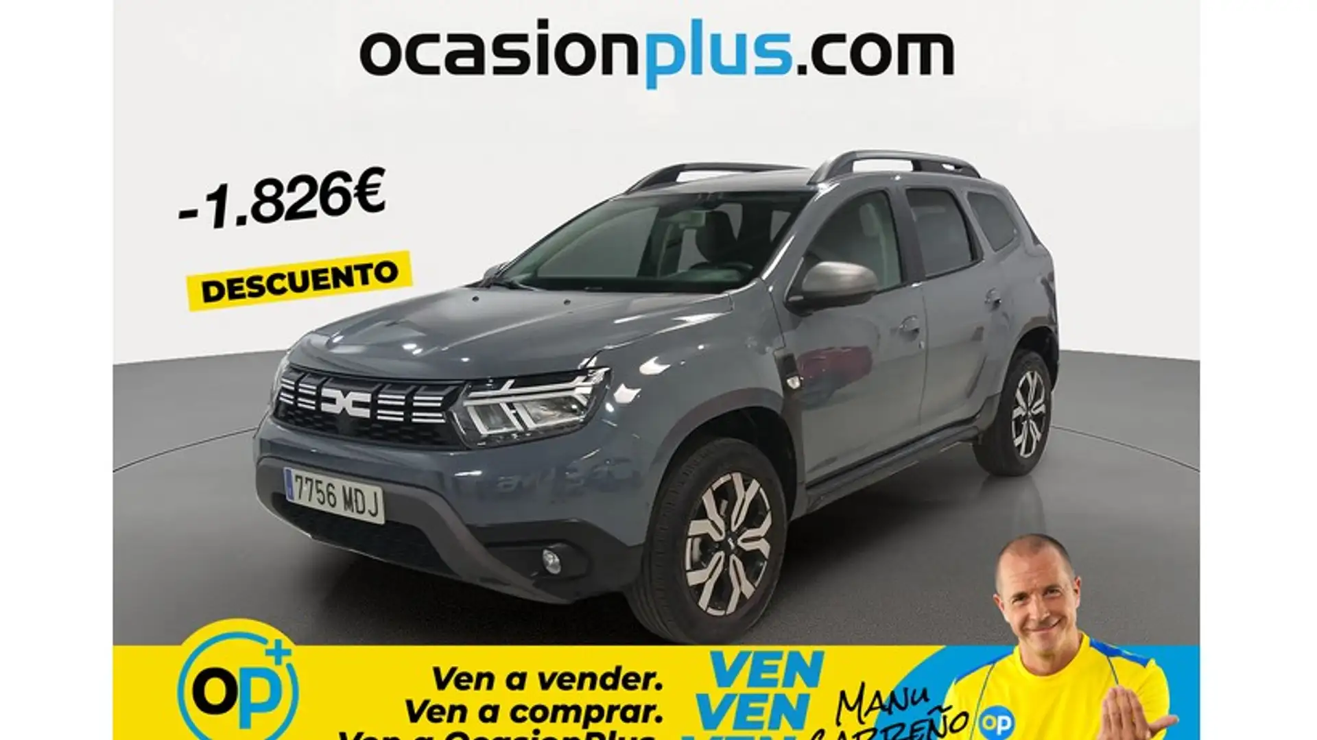 Dacia Duster 1.3 TCe Journey Go 4x2 96kW Gris - 1
