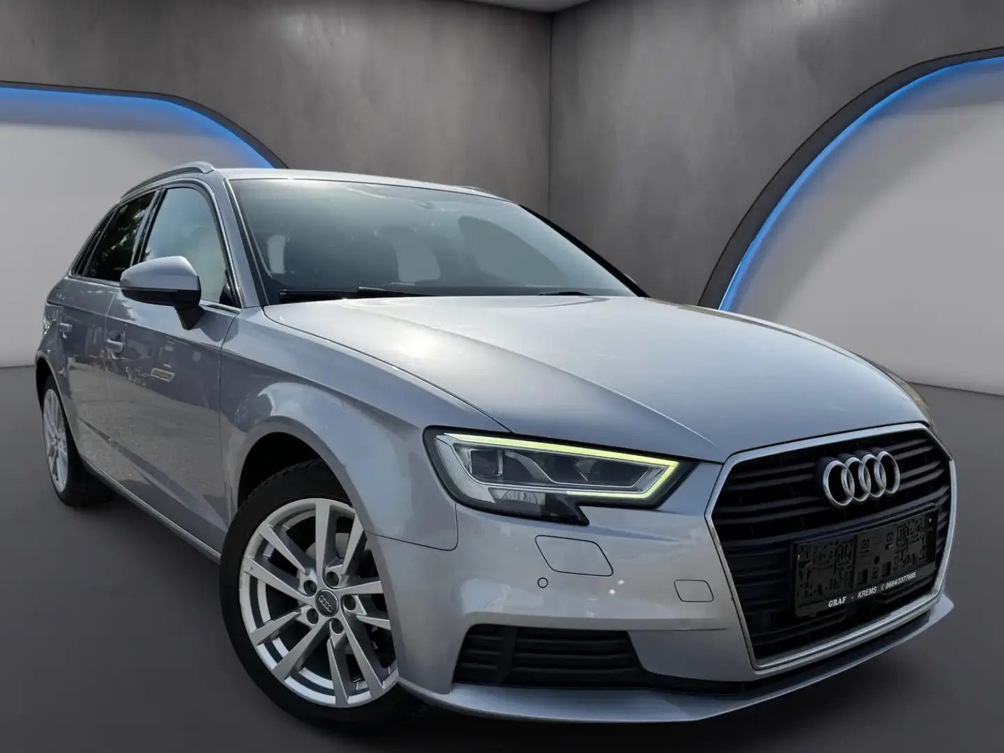 Audi A3 30 TDI Sport *Virtual*Leder*Navi*MatrixLED* Gris - 1