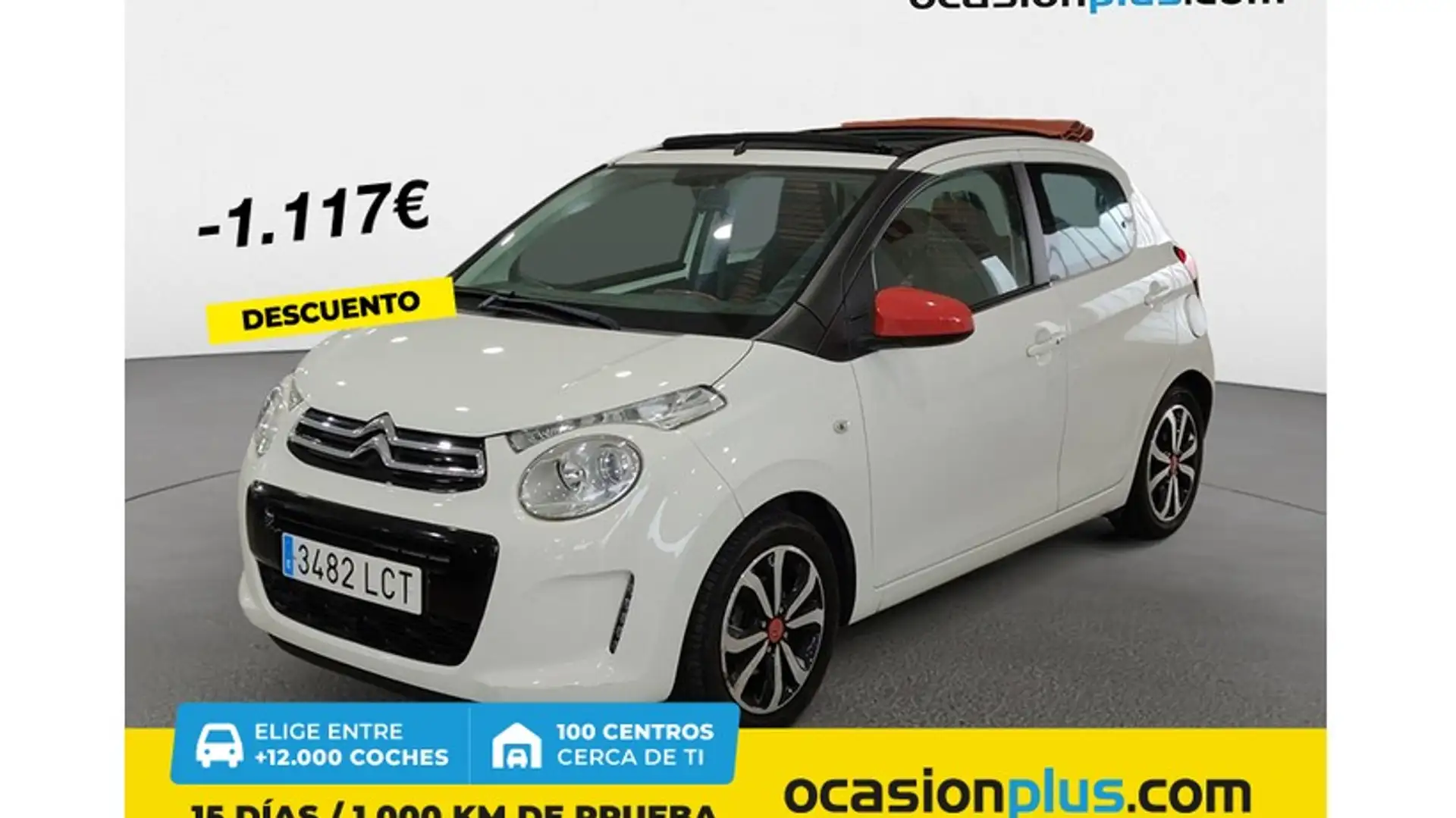 Citroen C1 1.0 VTi Airscape Shine 72 Blanco - 1