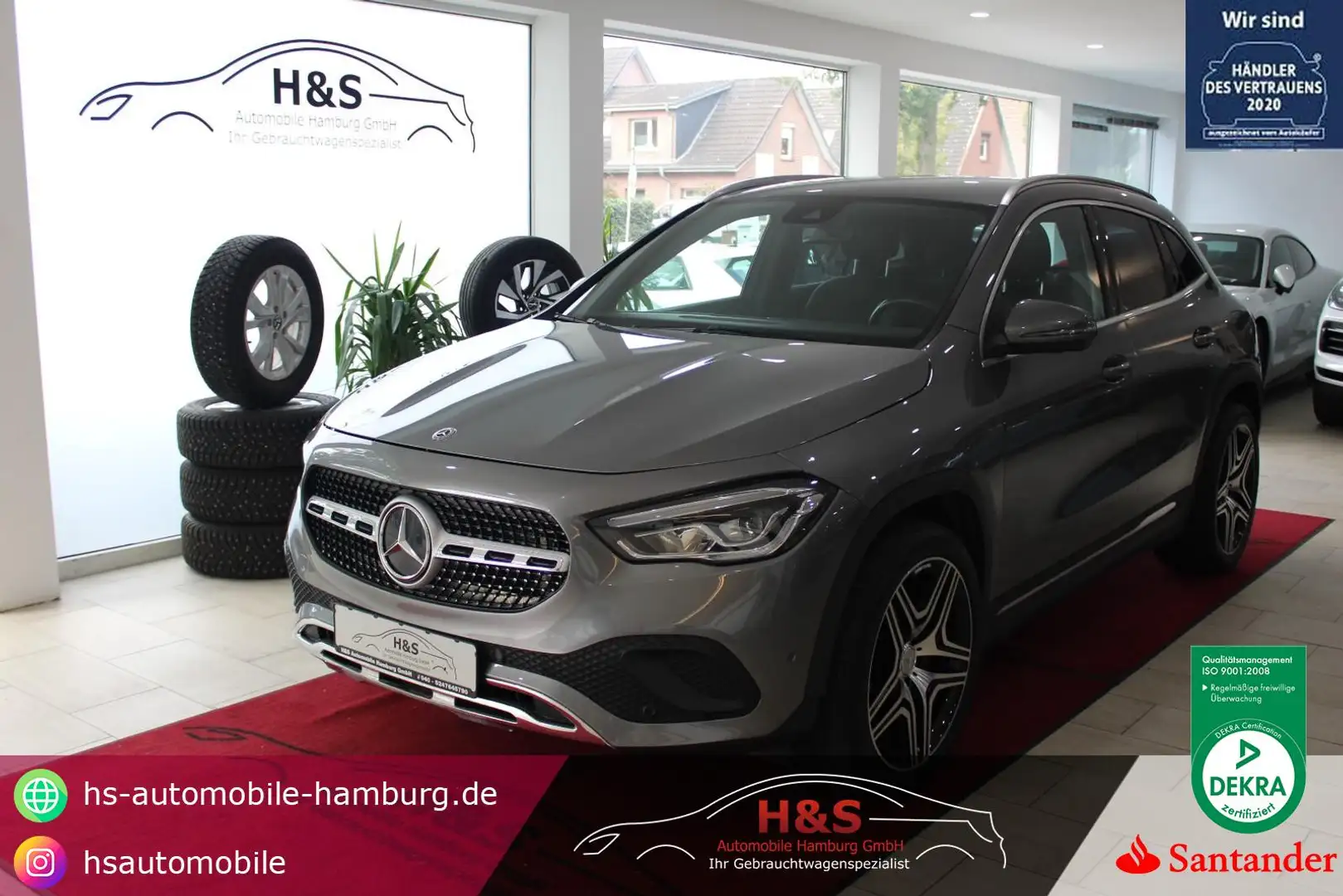 Mercedes-Benz GLA 200 7G-DCT Kamera*LED Grau - 1