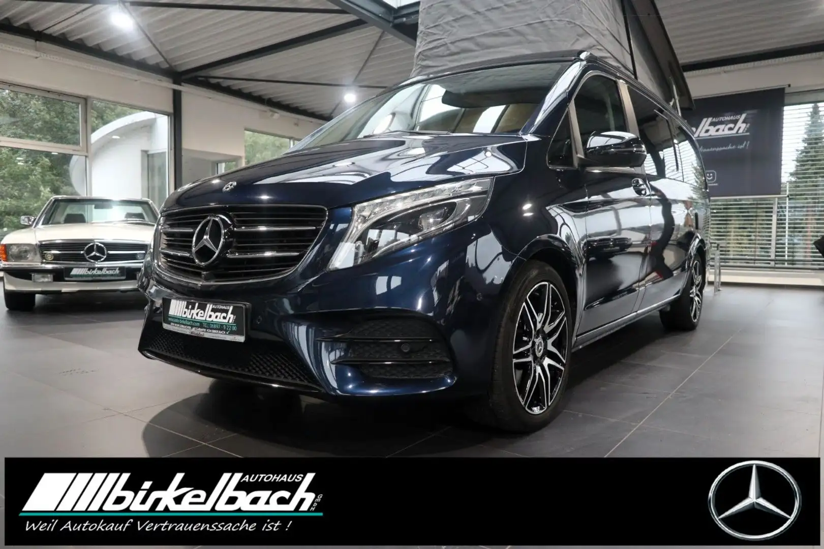 Mercedes-Benz V 250 V250d Marco Polo AHK AMG Night Stdhzg SHZ NAV Blauw - 1