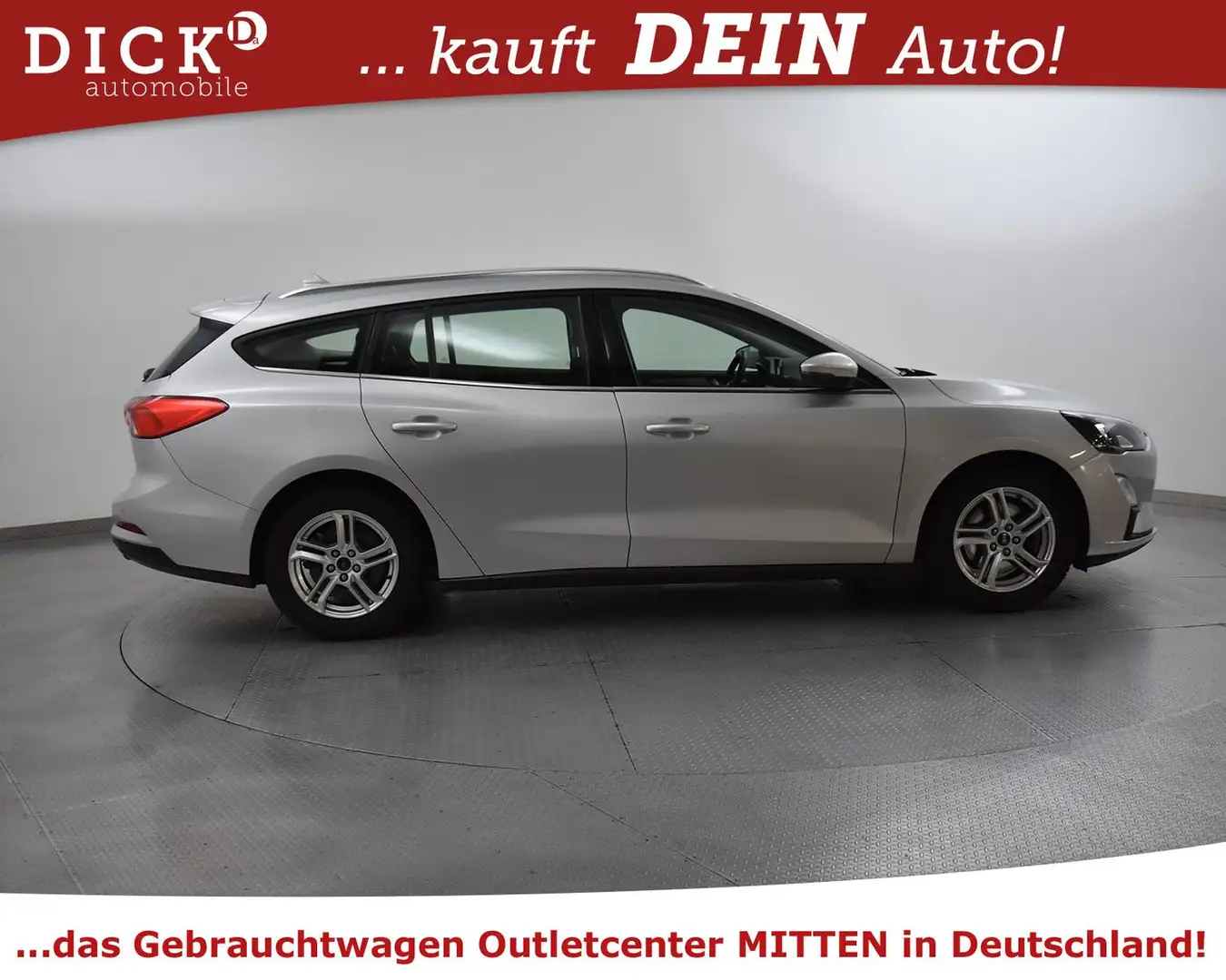 Ford Focus Tur 1.0 Aut. C&C NAVI+LED+SHZ+KAM+TEMP+DAB Argent - 2
