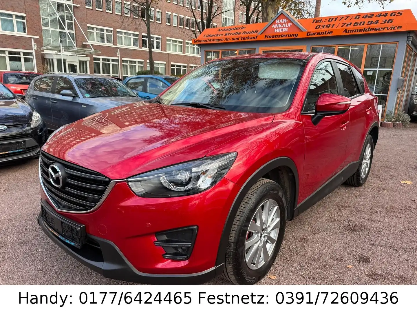 Mazda CX-5 2.2 SKYACTIV-D LED/AUTOMATIK/NAVI/SHZ/PDC Rot - 1