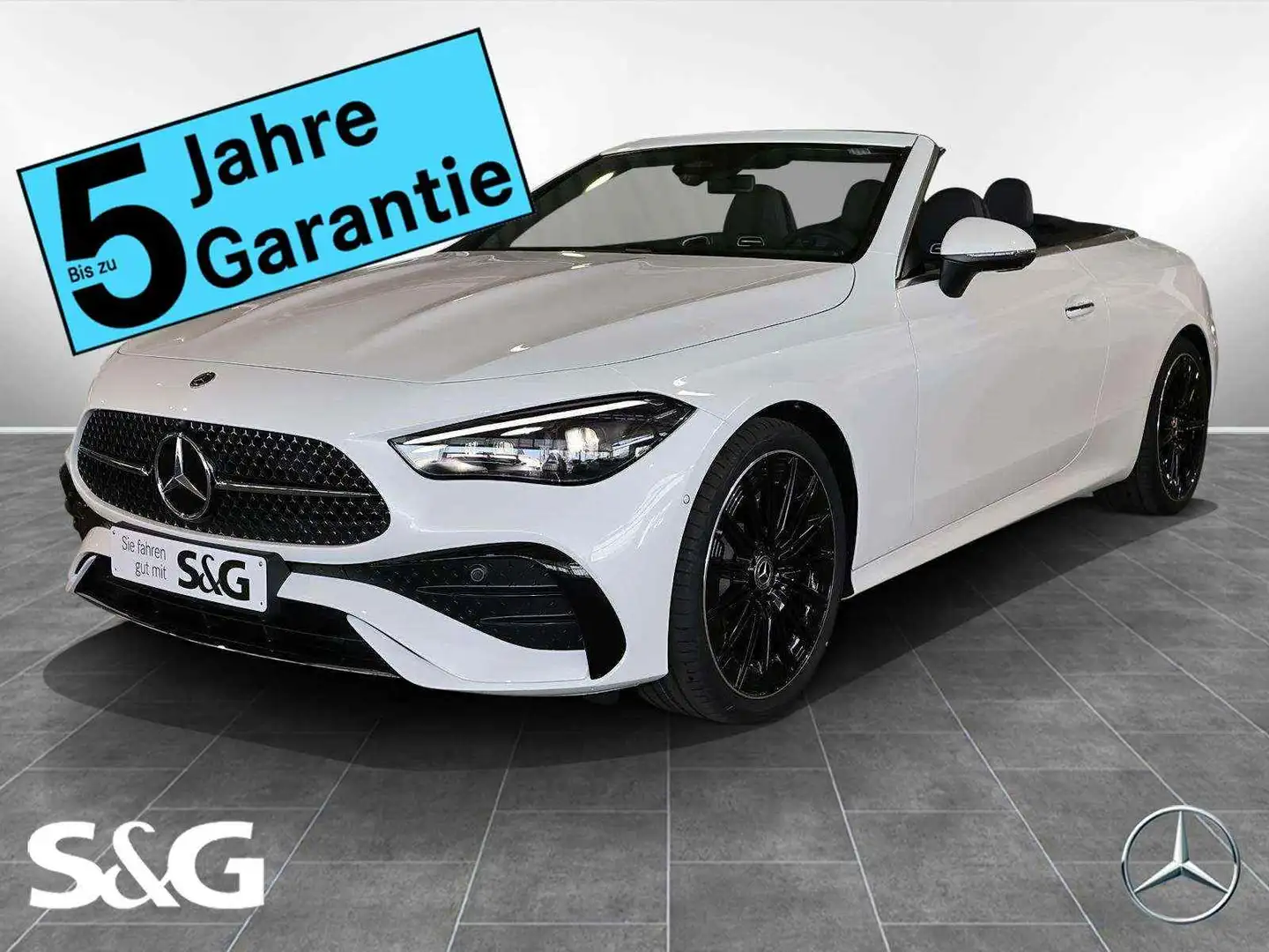 Mercedes-Benz CLE 200 AMG Cabrio MBUX+360°+DIG-LED+Memorysitze Weiß - 1
