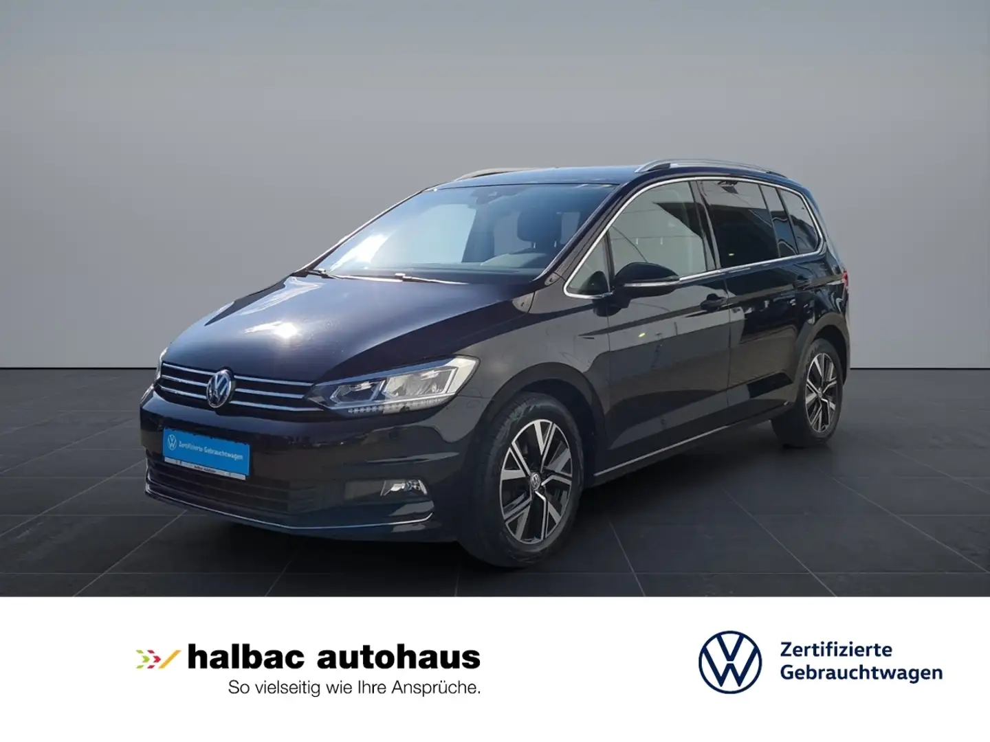 Volkswagen Touran 2.0 TDI Highline+LED+NAVI+KAMERA+PDC+SHZ+ACC+ Schwarz - 1