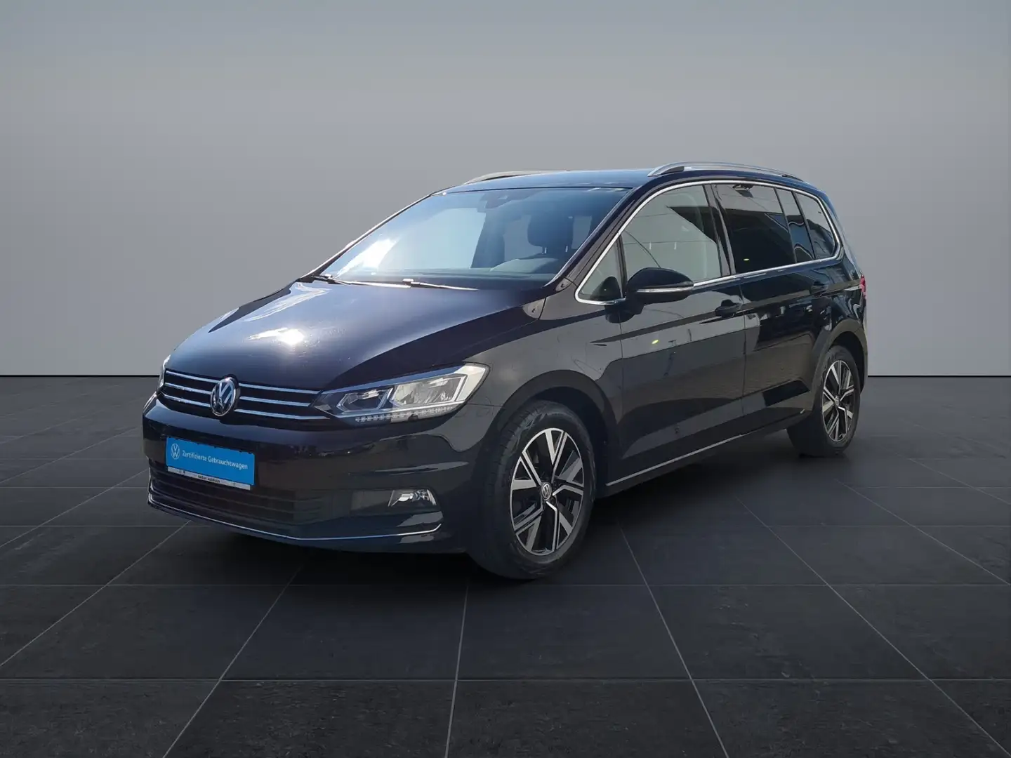 Volkswagen Touran 2.0 TDI Highline+LED+NAVI+KAMERA+PDC+SHZ+ACC+ Schwarz - 2