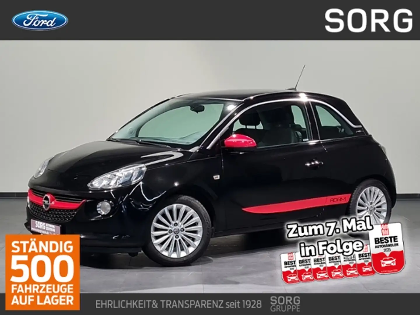 Opel Adam Glam 1.4 ecoFlex*PANO*TEMPOMAT*CAR PLAY* Nero - 1