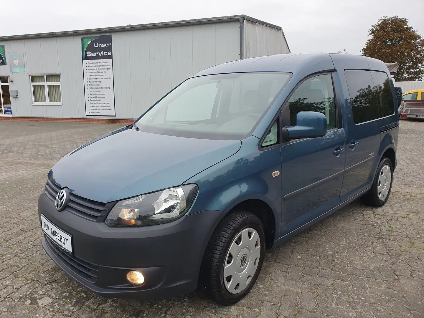 Volkswagen Caddy Caddy TSI 1.2 (5-Si.) Team AHK Klima Nebel Grün - 1