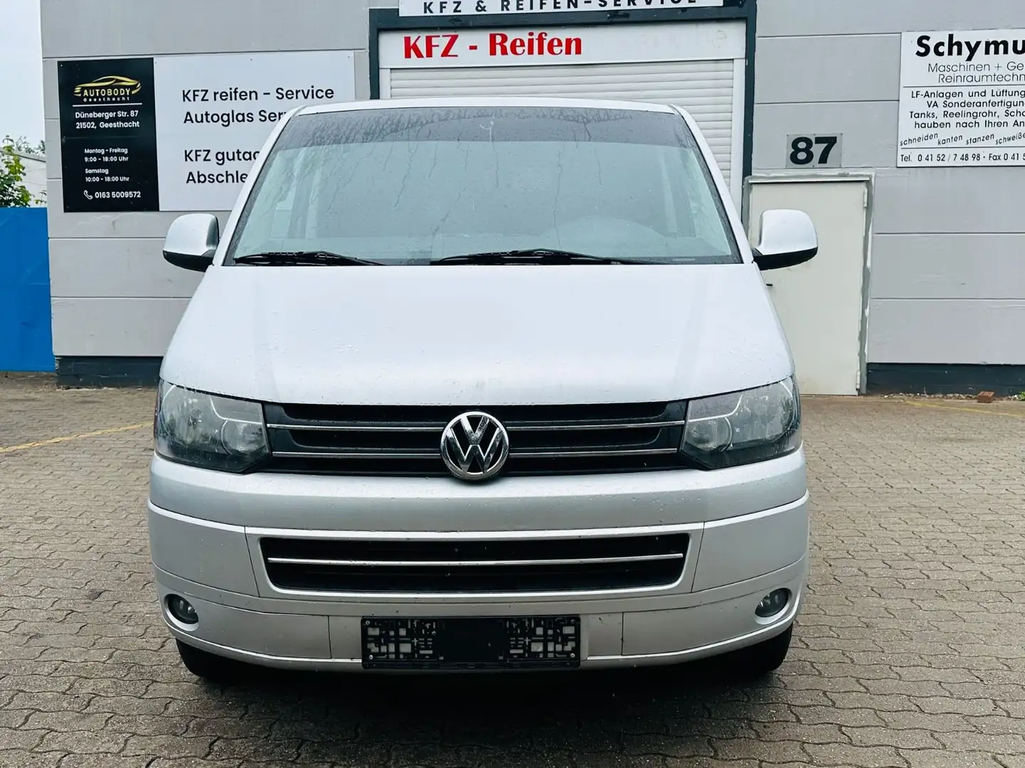 Volkswagen T5 Transporter Kasten-Kombi Kasten, Automatik, Argento - 2