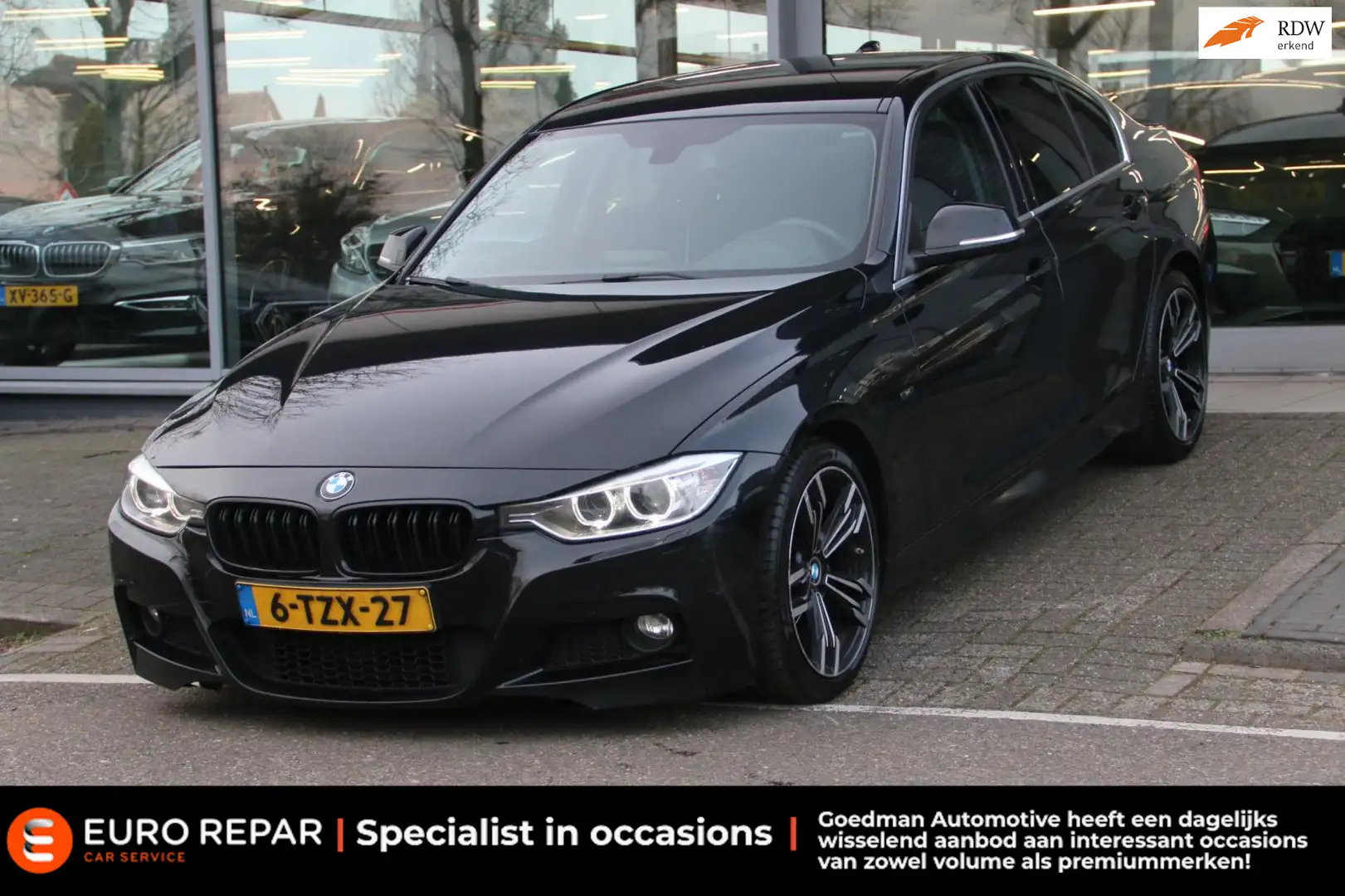 BMW 320 3-serie 320d EfficientDynamics Edition Executive E Zwart - 1