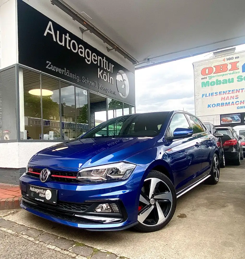 Volkswagen Polo VI GTI Aut. *NAVI*PDC*SHZ*KLIMA*1-J GAR* Blau - 1
