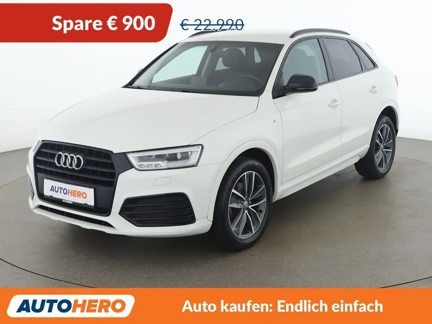 Audi Q3 2.0 TDI Sport S line Weiß - 1