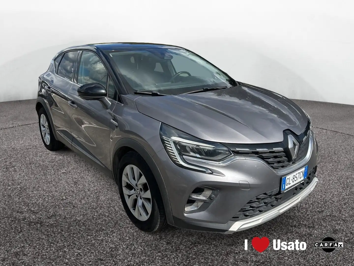 Renault Captur II 2019 1.6 hybrid Intens E-Tech 145cv auto Grigio - 2