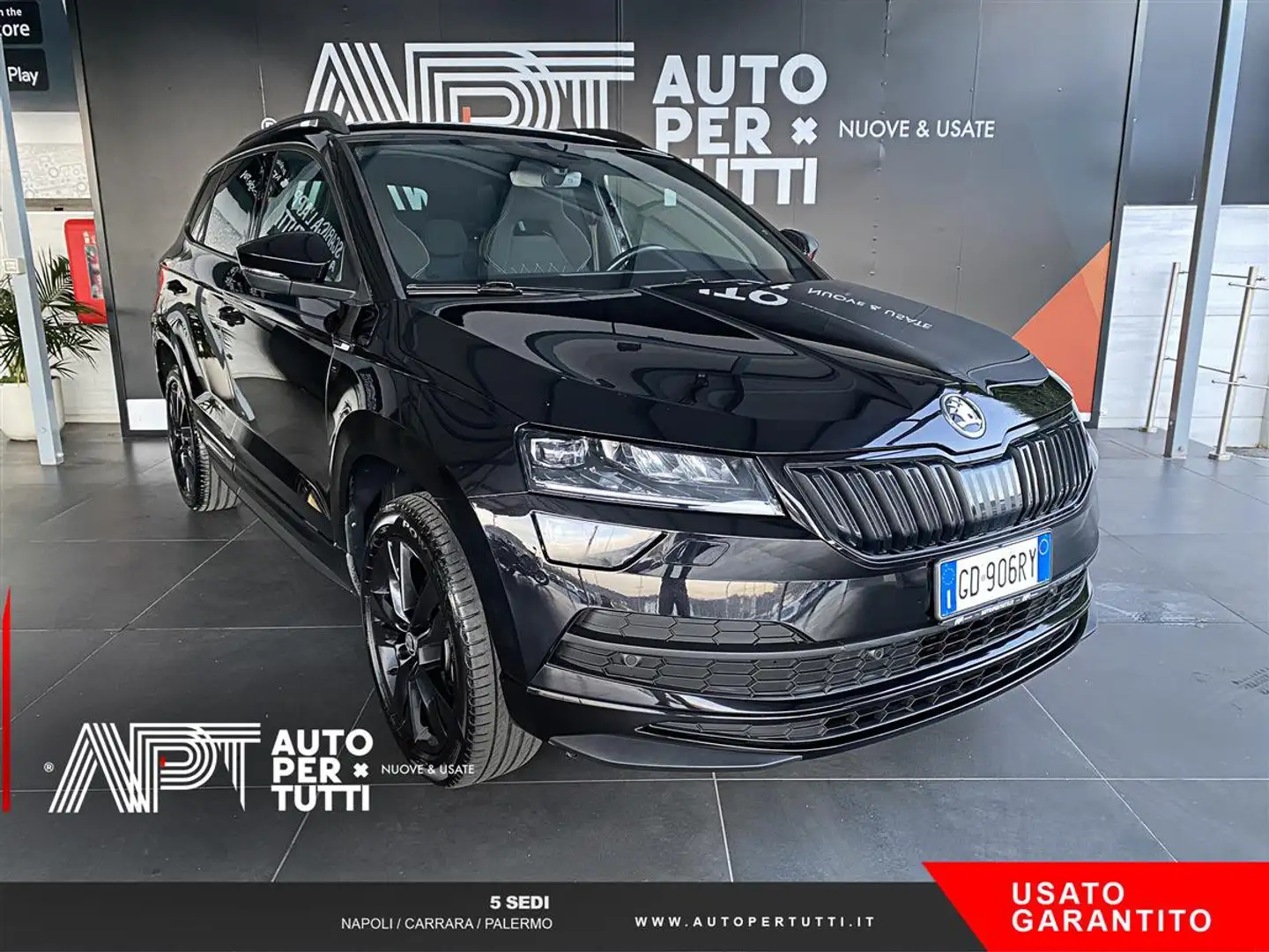 Skoda Karoq Karoq 2.0 tdi evo scr Sportline 115cv dsg Zwart - 2
