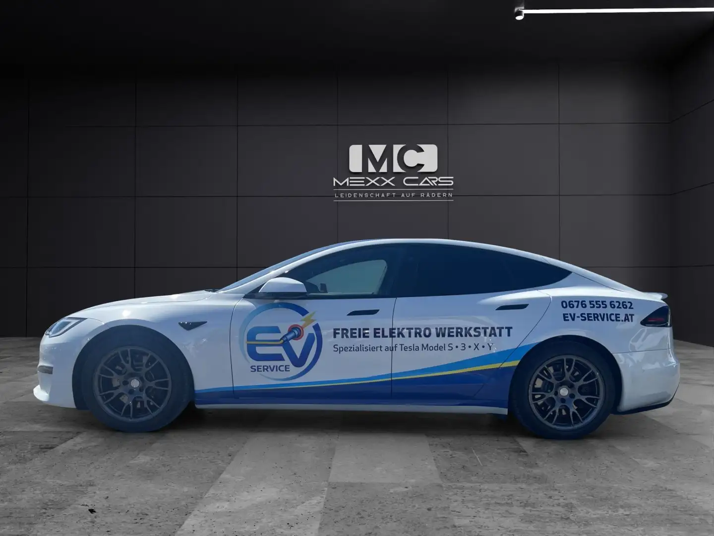 Tesla Model S Plaid 1020 PS Performance trifft Luxus Limousine Weiß - 2