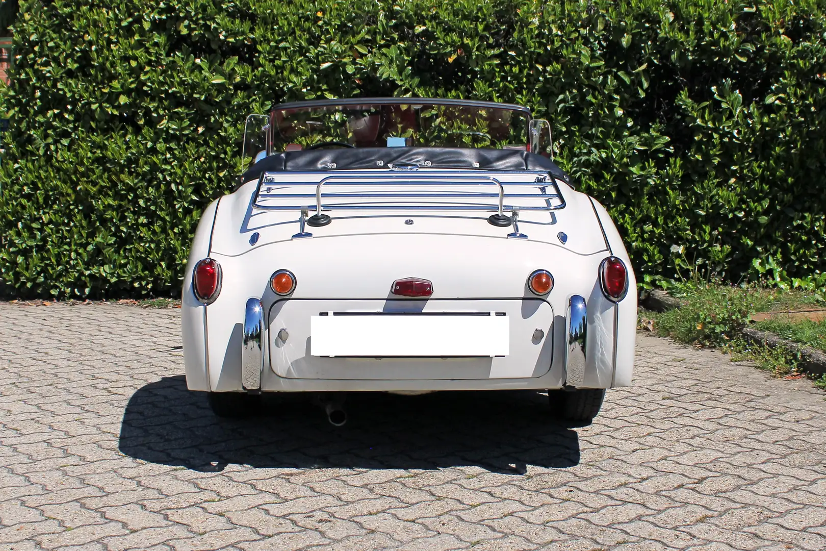 Triumph TR3 Spider "Bocca Stretta" 2.0 98 CV ISCRITTA ASI Weiß - 2