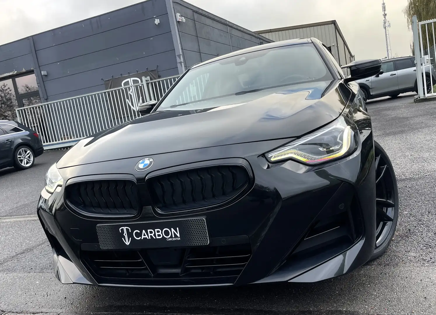 BMW 218 iA Coupé PackSPORT M CUIR/HEADUP/KEYLESS/H&K/19 Zwart - 1