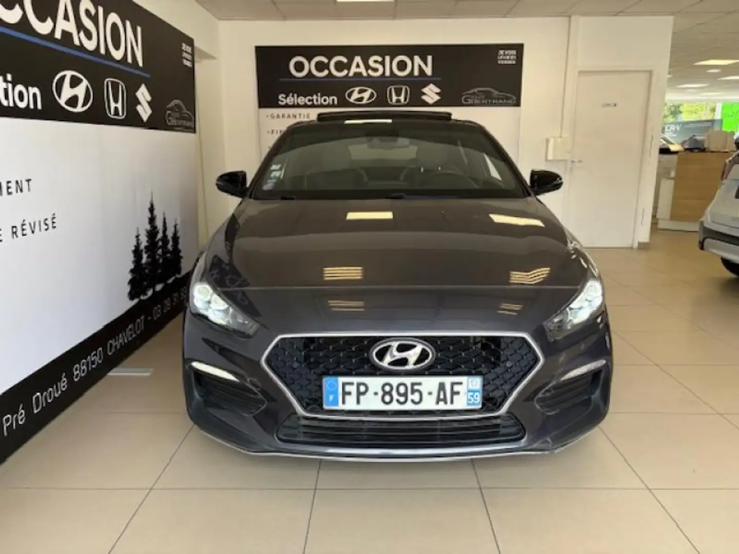 Hyundai i30 1.4 T-GDI 140ch N Line  DCT-7 Euro6d-T Gris - 2