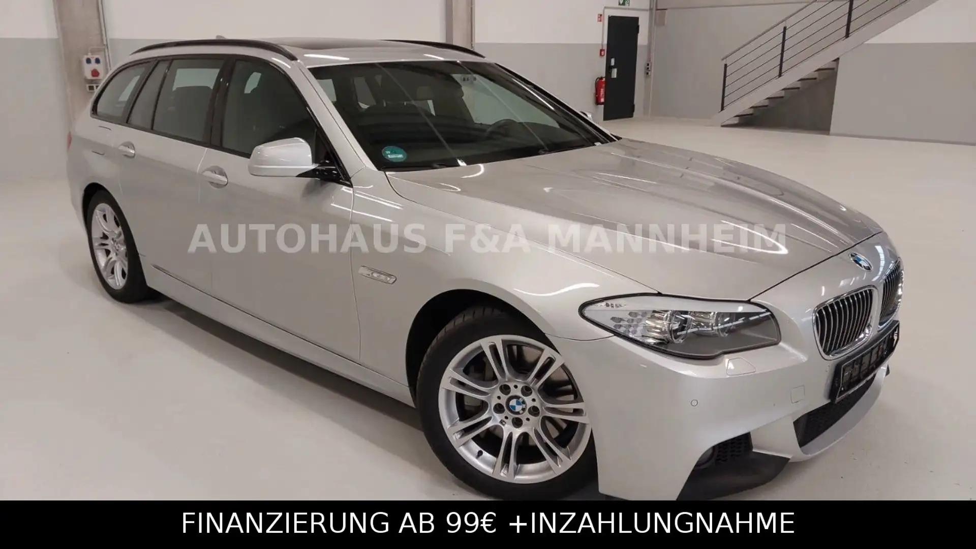 BMW 535 d xDrive M SPORT LED HUD PANO AHK PDC NAVI Silber - 2