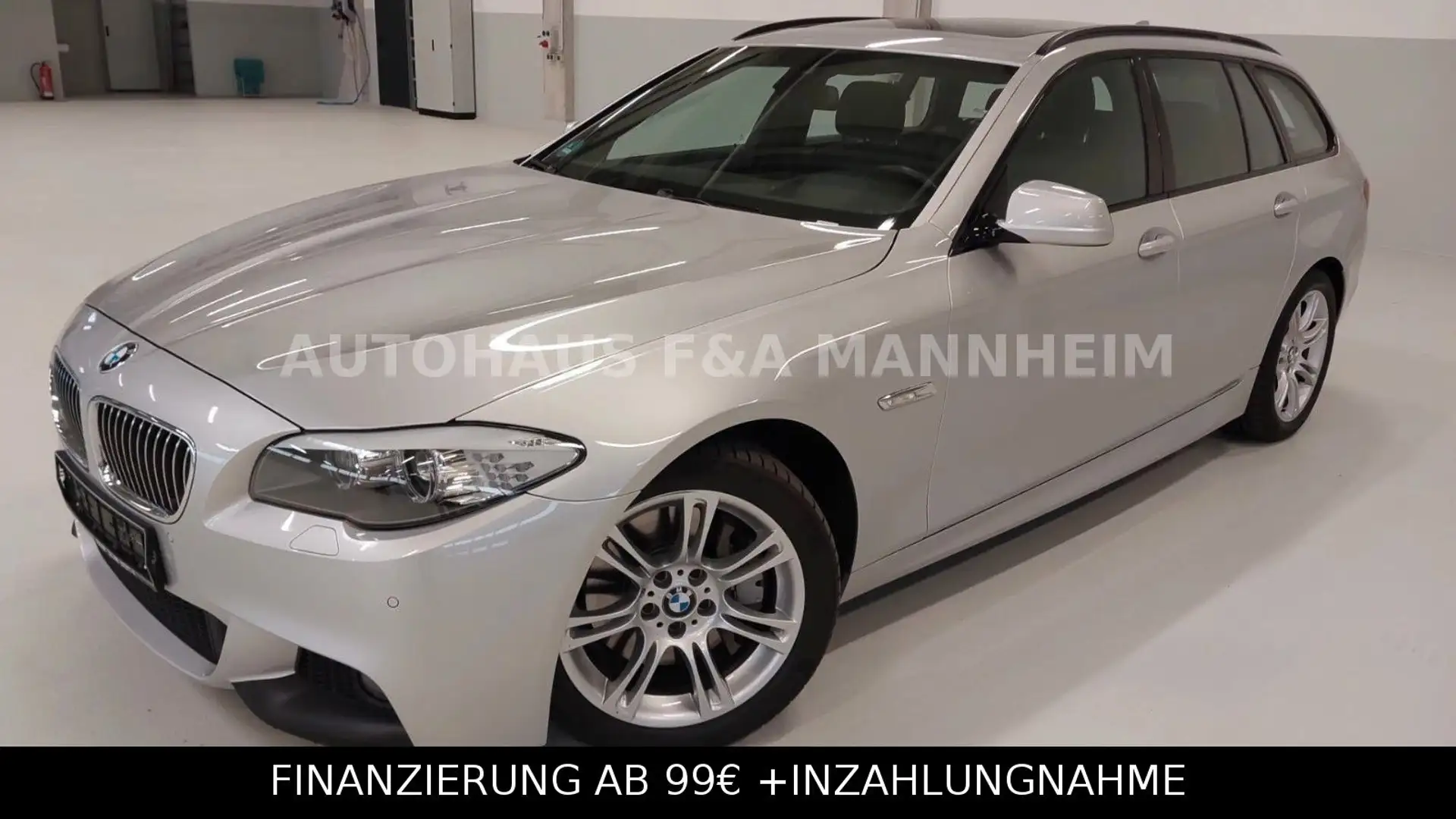 BMW 535 d xDrive M SPORT LED HUD PANO AHK PDC NAVI Silber - 1