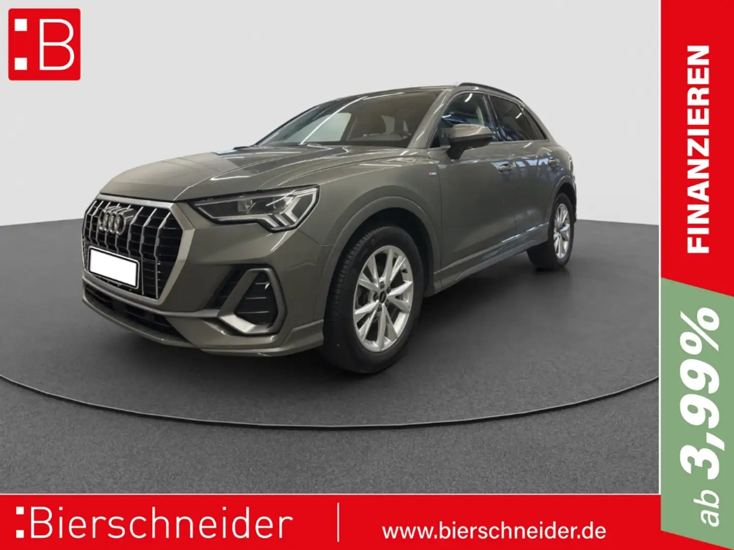 Audi Q3 1.5 TFSI S-Tronic 35 S line NAVI REAR VIEW SHZ LED Gris - 1