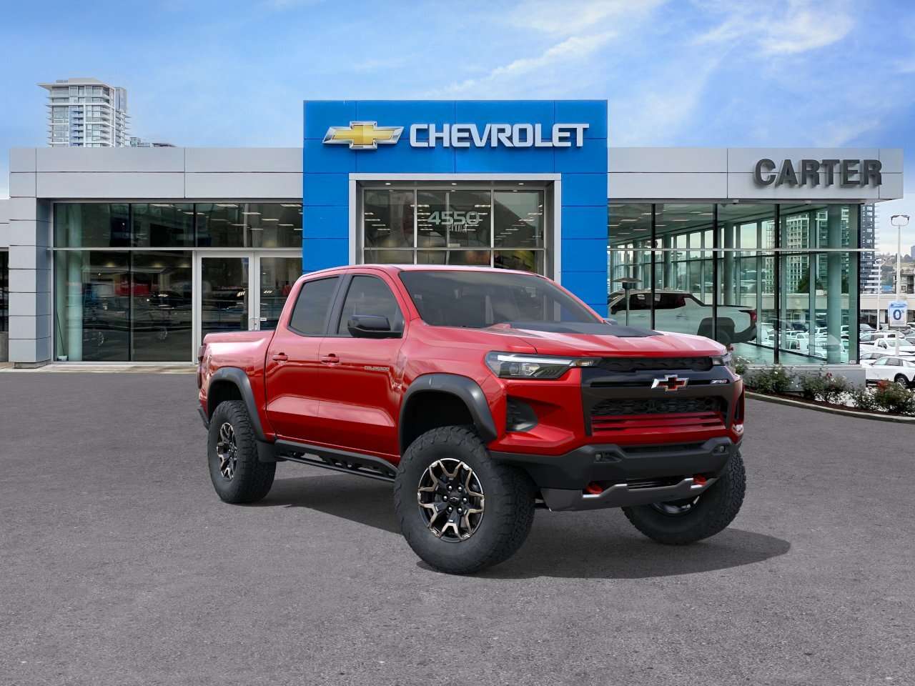 Red 2026 Chevrolet Colorado Pickup Truck Four-Wheel Drive 8-Speed Automatic