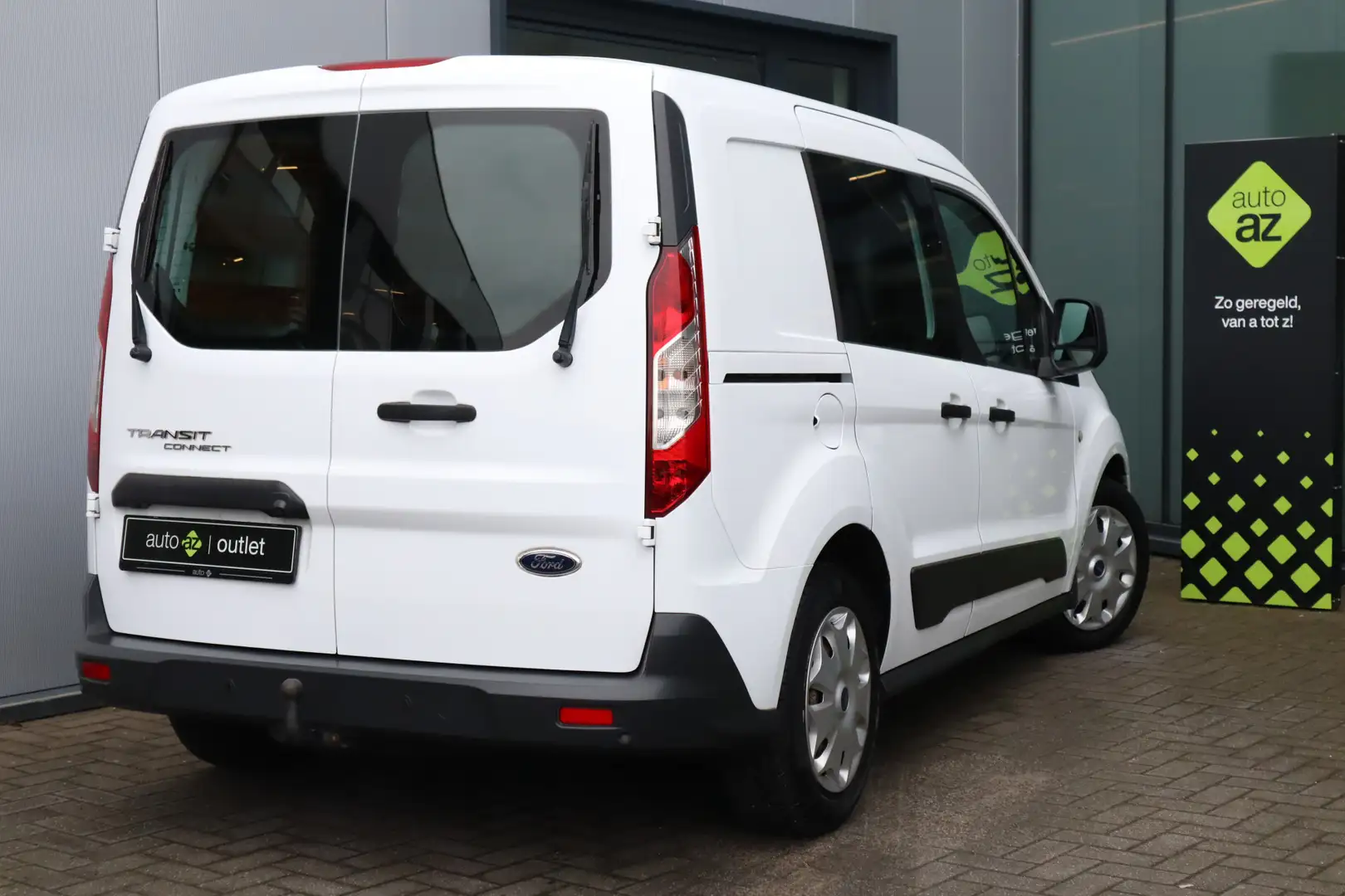 Ford Transit Connect 1.5 TDCI L1 Ambiente HP / 3 zitter / Camera / Stoe Wit - 2