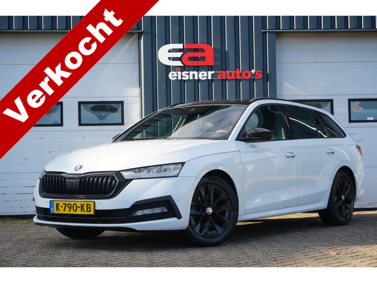 Skoda Octavia Combi 1.0 e-TSI Sport Automaat | METALLIC WIT | AC Wit - 1