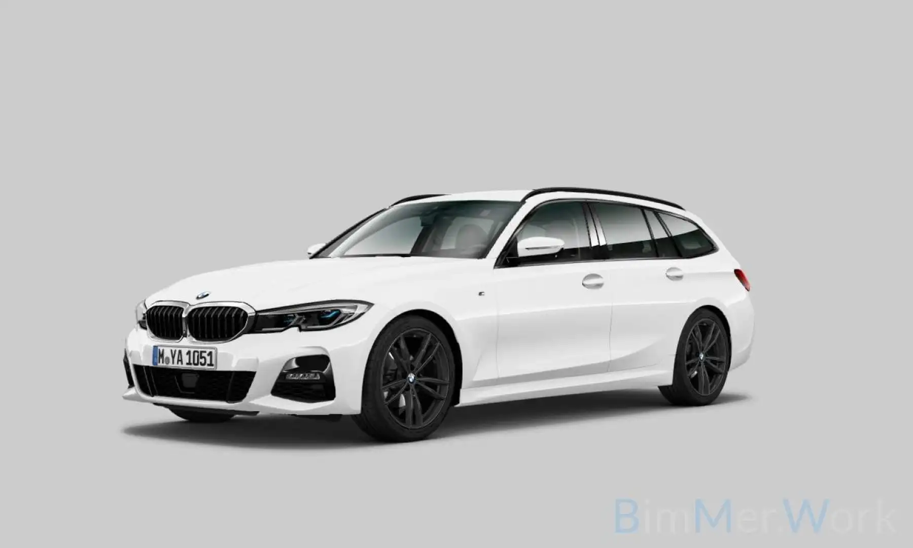 BMW 320 M Sport 360°Laser HUD DAB Stop&Go 19Zoll Blanc - 1