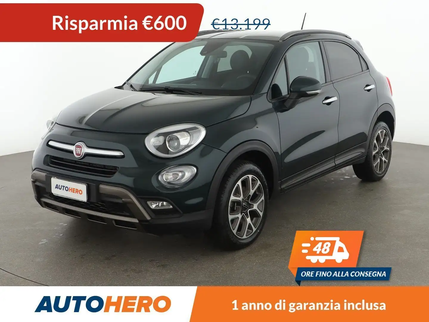 Fiat 500X 2.0 Multijet Cross Plus 140 CV AT9 4x4 Green - 1