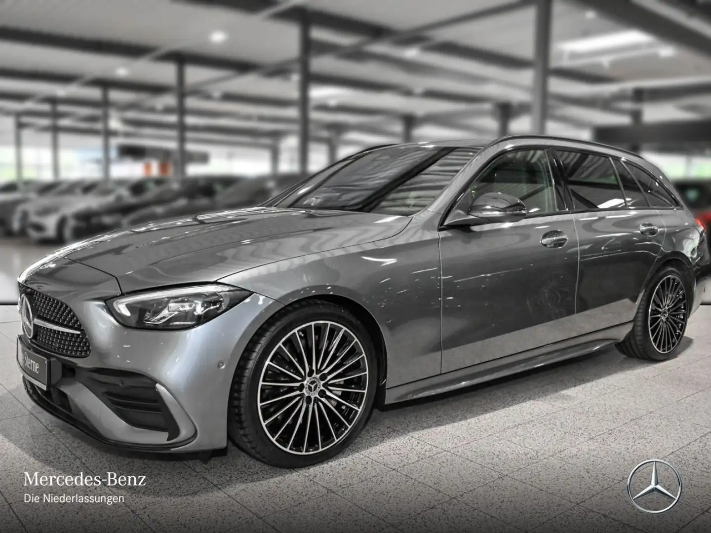 Mercedes-Benz C 200 T AMG+NIGHT+LED+KAMERA+19"+TOTW+KEYLESS+9G Gris - 2