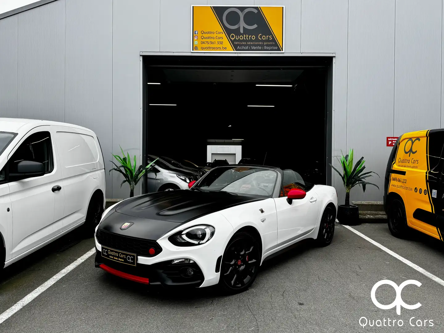 Abarth 124 Spider 1.4 Boite auto - Futur collector - A voir Blanc - 2