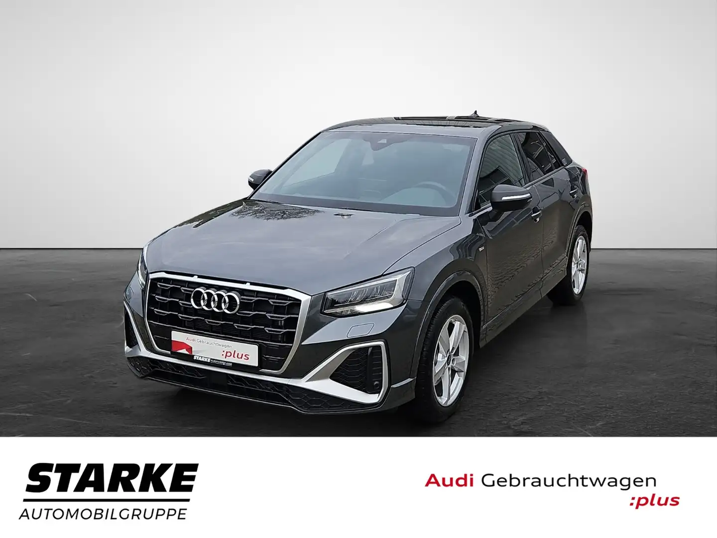 Audi Q2 35 TFSI S tronic S line NaviPlus LED AHK Leder ... Grau - 1