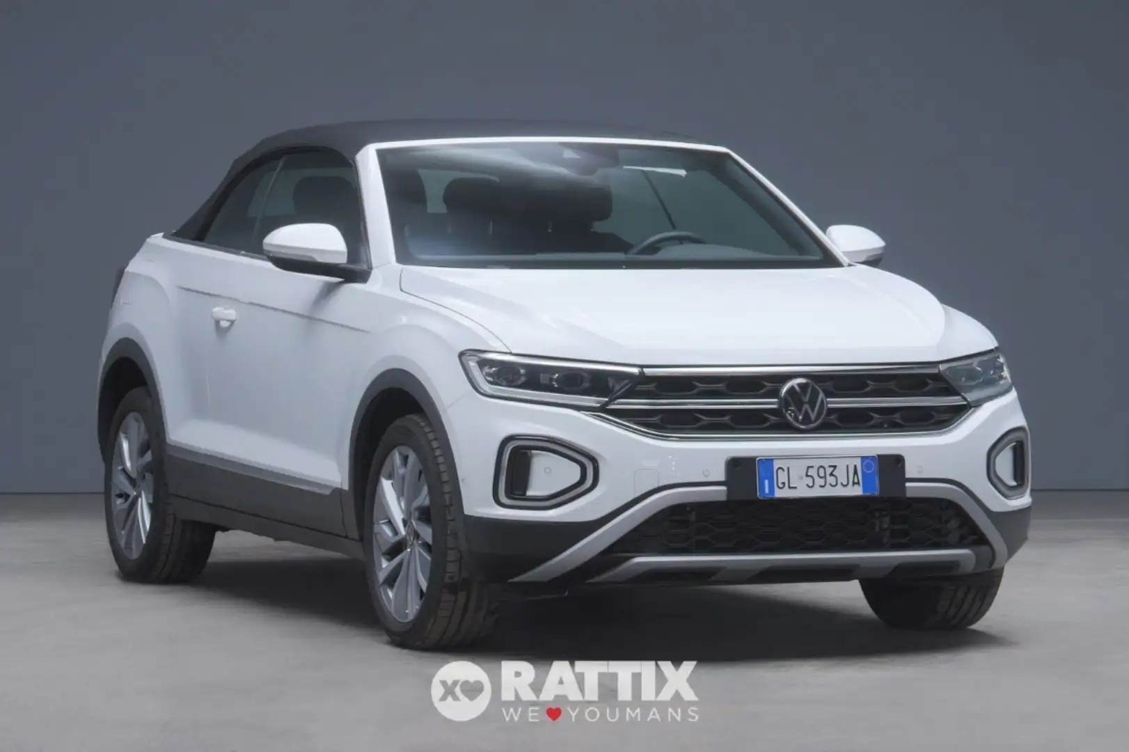 Volkswagen T-Roc Cabriolet 1.5 TSI Style DSG + gancio traino Bianco - 1