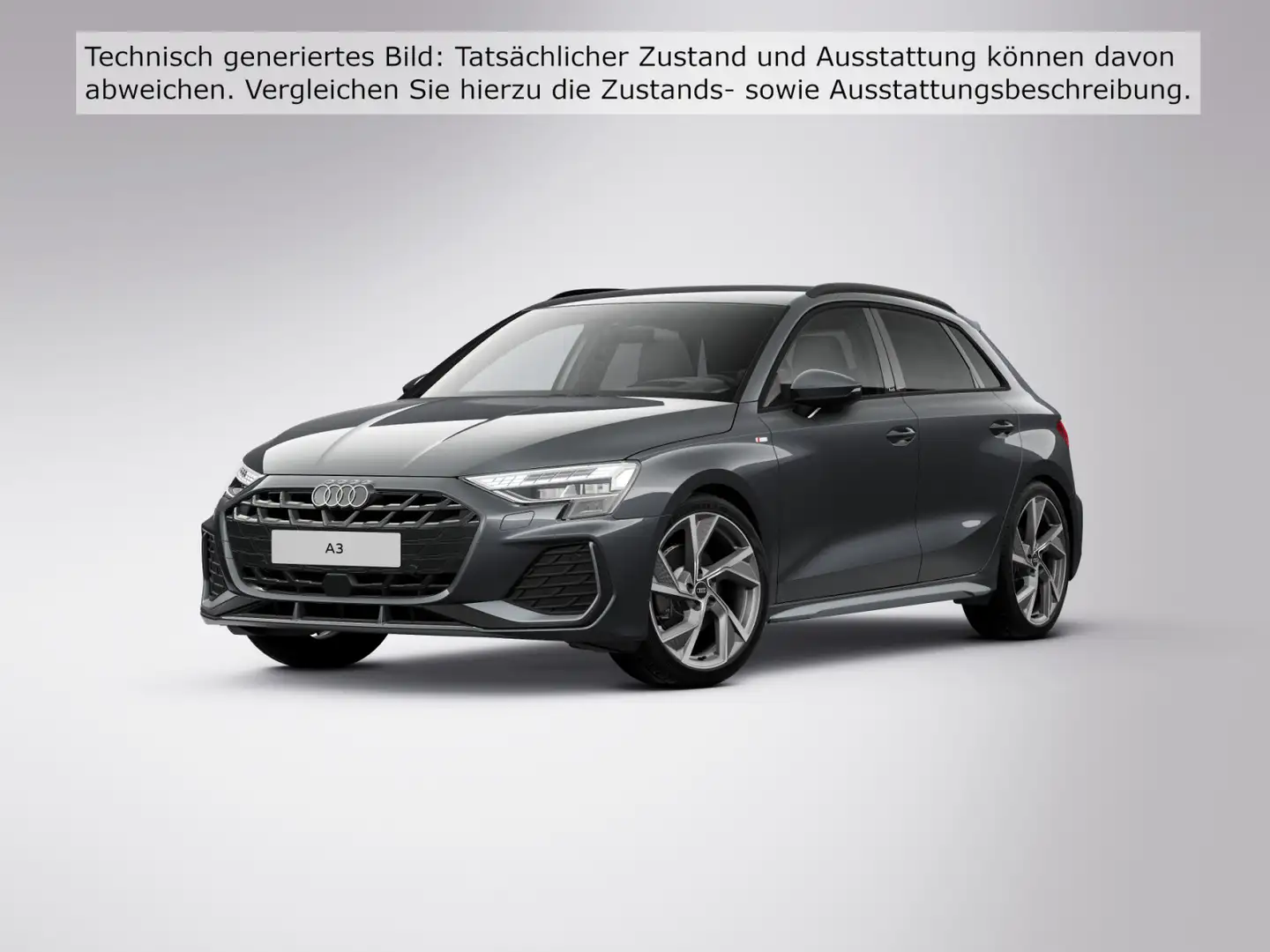 Audi A3 35 TDI 2x S line LED Navi VC RFK Grau - 2