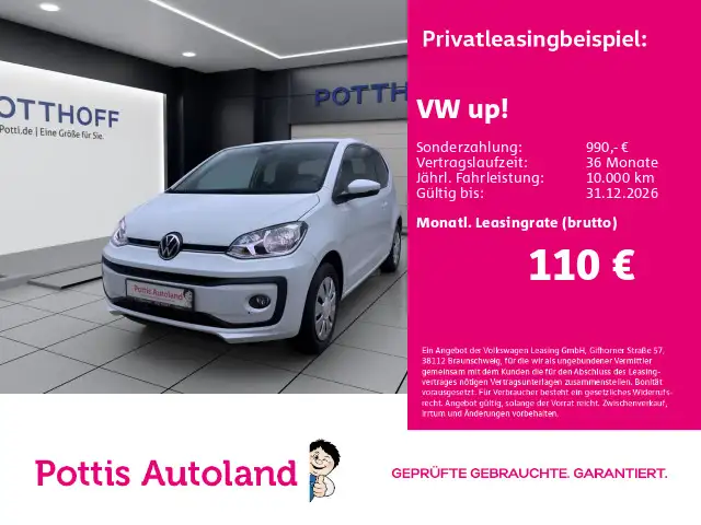 Volkswagen up! 1.0 MPI MOVE SITZHZG KLIMA DAB+