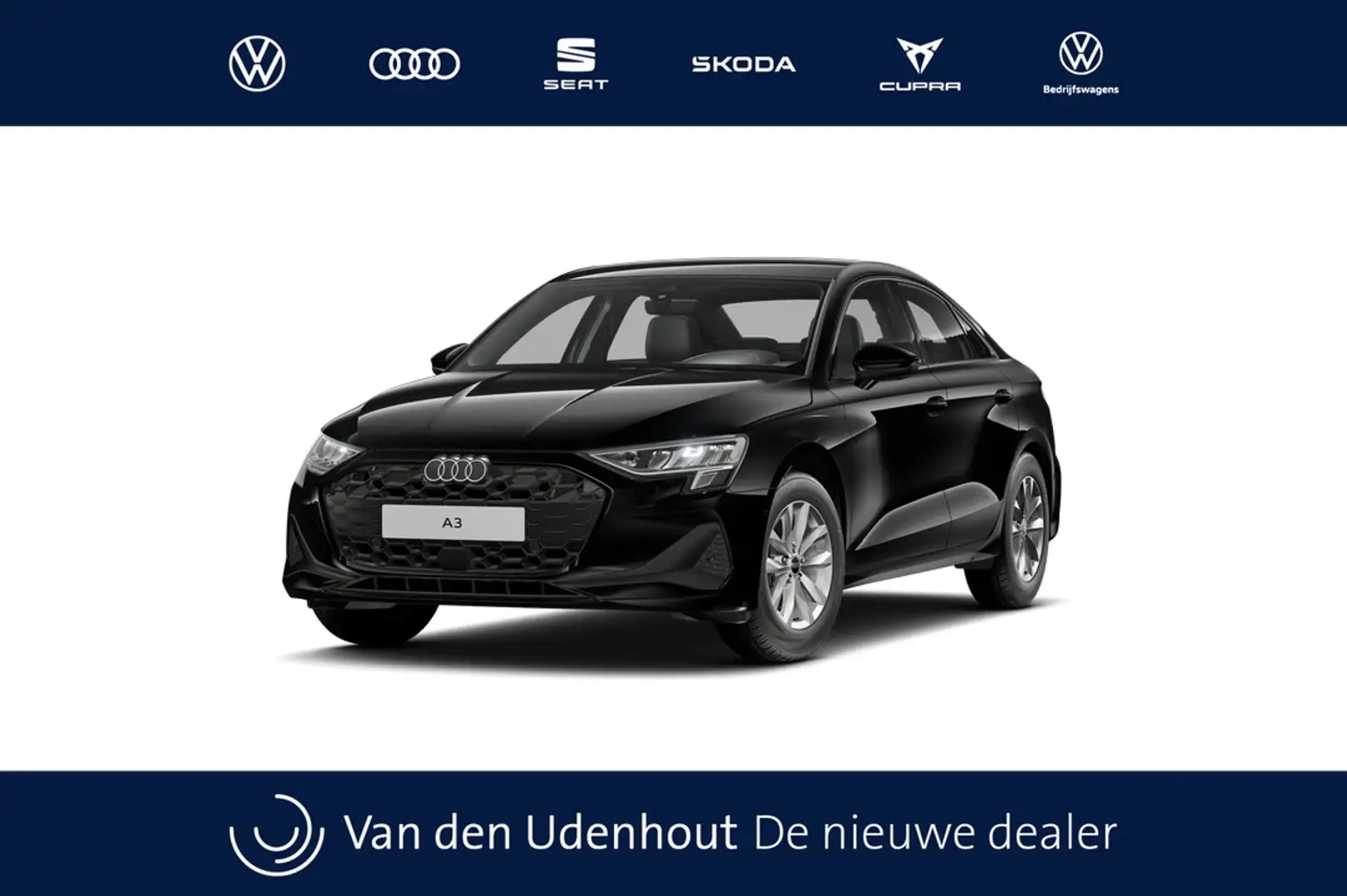 Audi A3 Limousine 30 TFSI 116 S tronic Advanced edition Au Zwart - 1