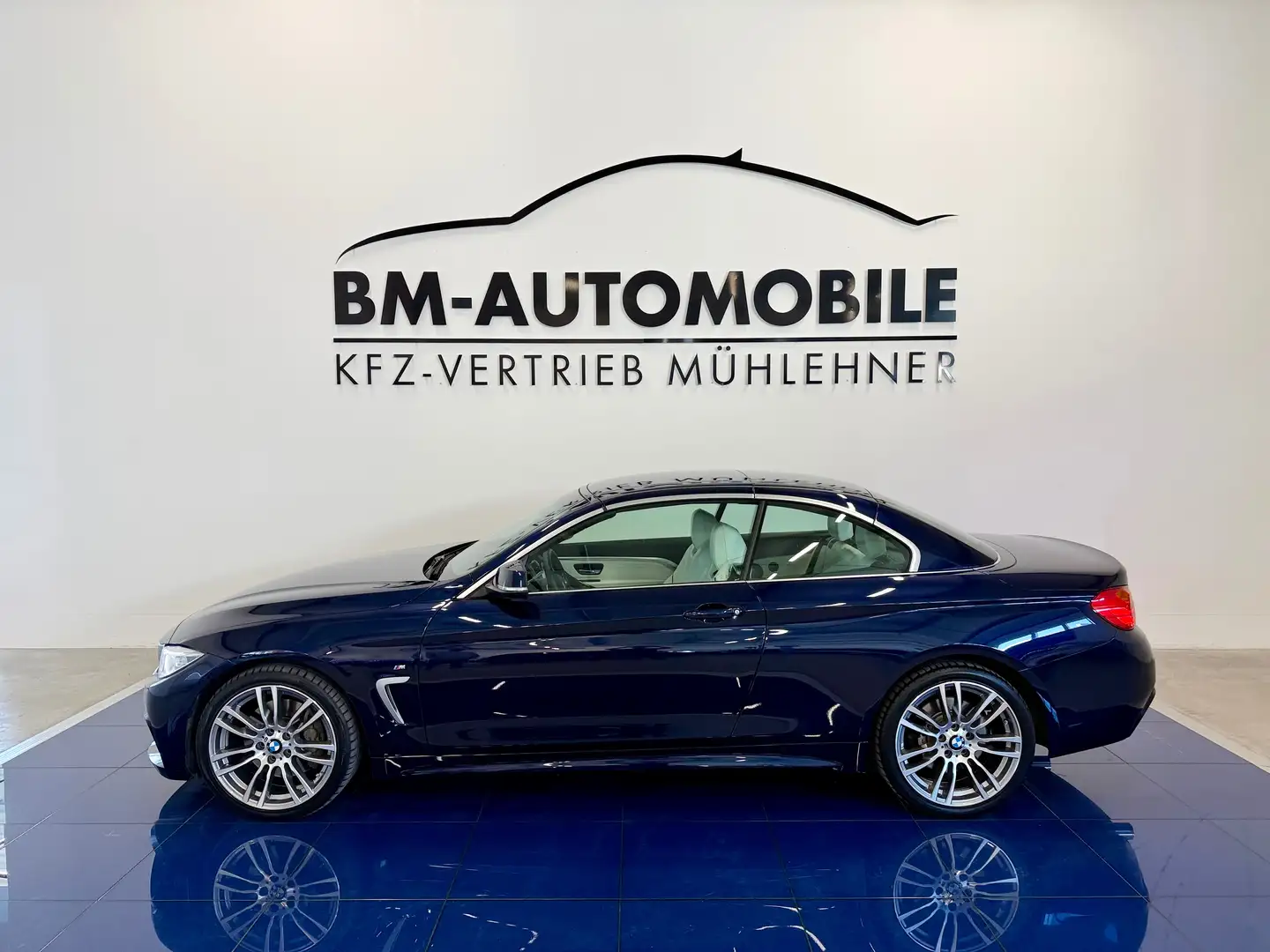 BMW 435 i xDrive Cabrio M-Sportpaket,Aut.,Individual,H&K, Azul - 2