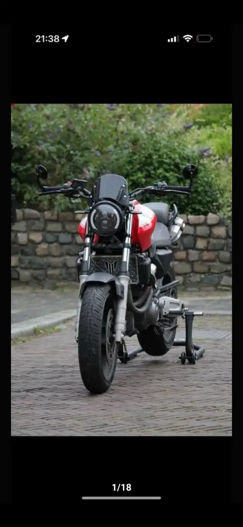 Yamaha MT-03 Rood - 1