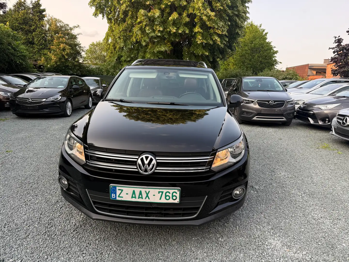 Volkswagen Tiguan 2.0 TDIToit Panorama Cuir Bruin*Carnet VW*Pneus NV Noir - 2